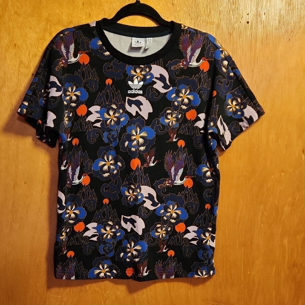 Adidas Multicolor Floral Tee